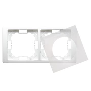 Ramka 2-krotna IP44 biały IP44 Basic Neos Kontakt Simon BMRC2B/11 Ramka 2-krotna IP44 biały IP44 Basic Neos Kontakt Simon BMRC2B/11