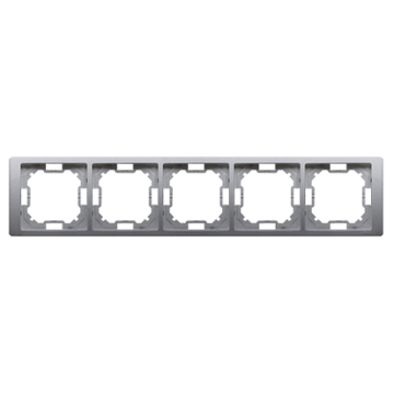 Ramka 5-krotna inox, metalizowany Basic Neos Kontakt-Simon BMRC5/21 Ramka 5-krotna inox, metalizowany Basic Neos Kontakt-Simon BMRC5/21