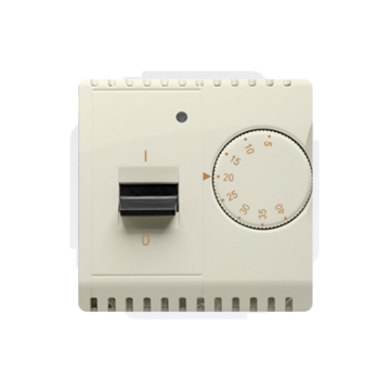 Regulator temperatury z czujnikiem wewnętrznym beżowy Basic Kontakt-Simon BMRT10W.02/12