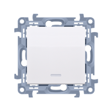 Włącznik schodowy podświetlany biały Simon10 Kontakt-Simon CW6L.01/X/11
