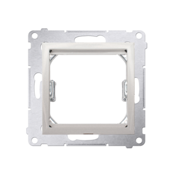Adapter na osprzęt standardu 45x45 mm kremowy Simon54 Kontakt-Simon DA45.01/41 Adapter na osprzęt standardu 45x45 mm kremowy Simon54 Kontakt-Simon DA45.01/41
