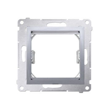 Adapter na osprzęt standardu 45x45 mm srebrny mat Simon54 Kontakt-Simon DA45.01/43 Adapter na osprzęt standardu 45x45 mm srebrny mat Simon54 Kontakt-Simon DA45.01/43