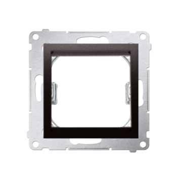Adapter na osprzęt standardu 45x45 mm antracyt Simon54 Kontakt-Simon DA45.01/48 Adapter na osprzęt standardu 45x45 mm antracyt Simon54 Kontakt-Simon DA45.01/48