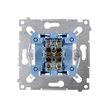 Mechanizm włącznika żaluzjowego pojedynczego trójpozycyjnego (102) Simon54 Kontakt-Simon SZW1KM Mechanizm włącznika żaluzjowego pojedynczego trójpozycyjnego (102) Simon54 Kontakt-Simon SZW1KM