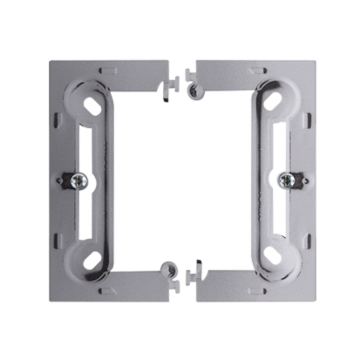 Puszka natynkowa pojedyncza składana inox, metalizowany Basic Neos Kontakt-Simon PSCS/21