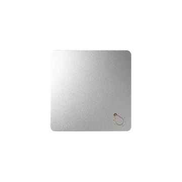 Klawisz pojedynczy z piktogramem "światło" aluminium Simon82 Kontakt-Simon 82018-93