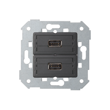 Mechanizm gniazda 2 x USB (2.0) typ A żeńskie Simon82 Kontakt-Simon 7501090-039