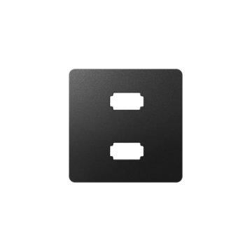 Pokrywa do gniazda 2 x USB (2.0) typ A żeńskiego grafit Simon82 Kontakt-Simon 8201090-038 Pokrywa do gniazda 2 x USB (2.0) typ A żeńskiego grafit Simon82 Kontakt-Simon 8201090-038