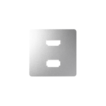 Pokrywa do gniazda USB + HDMI (V1.4) żeńskiego aluminium Simon82 Kontakt-Simon 8201095-093