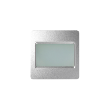 Pokrywa świecąca do sygnalizatora aluminium Simon82 Kontakt-Simon 82096-93 Pokrywa świecąca do sygnalizatora aluminium Simon82 Kontakt-Simon 82096-93
