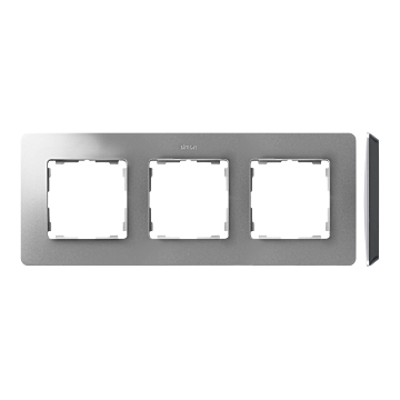 Ramka 3-krotna aluminium Simon82 Detail Kontakt-Simon 8200630-293