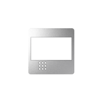 Pokrywa do produktów zdalnie sterowanych aluminium Simon82 Kontakt-Simon 82080-93