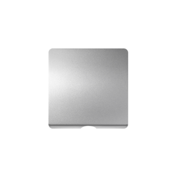 Pokrywa do gniazda głośnikowego/Włączników z cięgnem aluminium Simon82 Kontakt-Simon 82051-93