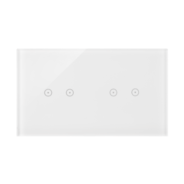 Panel dotykowy 2 moduły biała perła Simon54 Touch Kontakt-Simon DSTR222/70