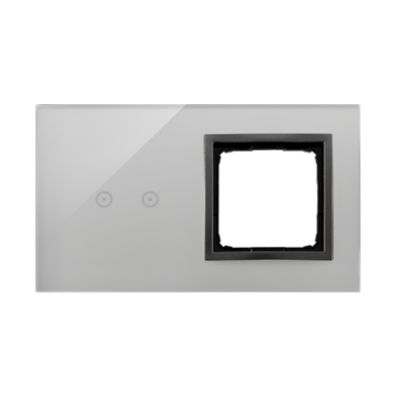 Panel dotykowy 2 moduły burzowa chmura Simon54 Touch Kontakt-Simon DSTR220/72