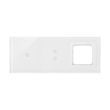 Panel dotykowy 3 moduły biała perła Simon54 Touch Kontakt-Simon DSTR3130/70