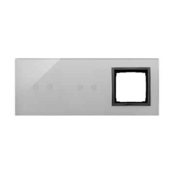 Panel dotykowy 3 moduły burzowa chmura Simon54 Touch Kontakt-Simon DSTR3220/72