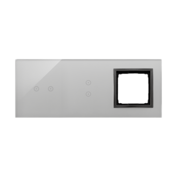 Panel dotykowy 3 moduły burzowa chmura Simon54 Touch Kontakt-Simon DSTR3230/72