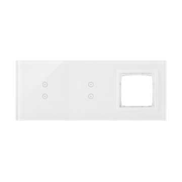 Panel dotykowy 3 moduły biała perła Simon54 Touch Kontakt-Simon DSTR3330/70