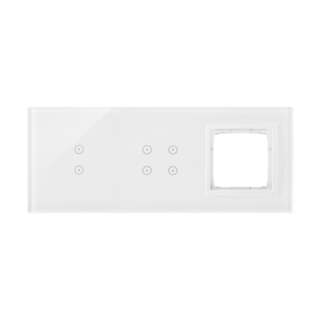 Panel dotykowy 3 moduły biała perła Simon54 Touch Kontakt-Simon DSTR3340/70