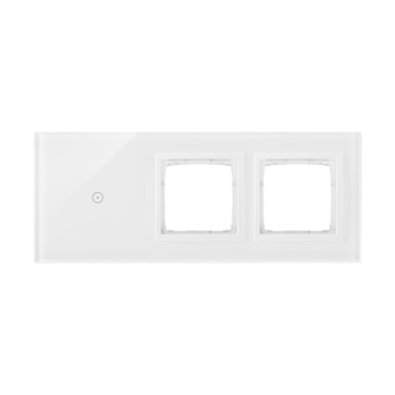 Panel dotykowy 3 moduły biała perła Simon54 Touch Kontakt-Simon DSTR3100/70