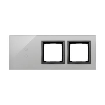 Panel dotykowy 3 moduły burzowa chmura Simon54 Touch Kontakt-Simon DSTR3300/72