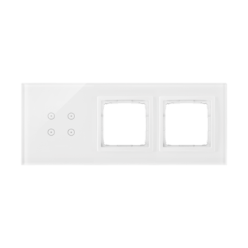 Panel dotykowy 3 moduły biała perła Simon54 Touch Kontakt-Simon DSTR3400/70