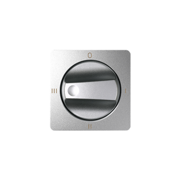 Pokrywa Włącznika pokrętnego (4 pozycje) aluminium zimne Simon82 Kontakt-Simon 82079-93