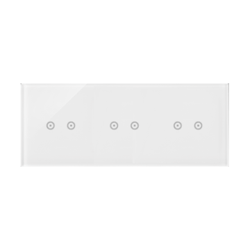 Panel dotykowy 3 moduły biała perła Simon54 Touch Kontakt-Simon DSTR3222/70