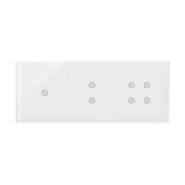 Panel dotykowy 3 moduły biała perła Simon54 Touch Kontakt-Simon DSTR3134/70