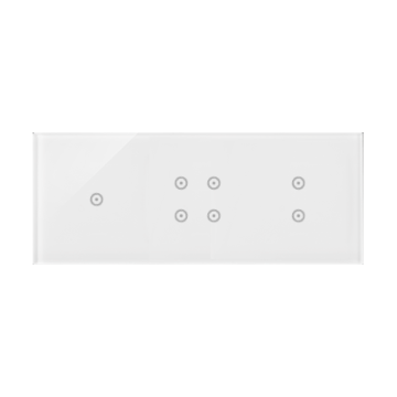 Panel dotykowy 3 moduły biała perła Simon54 Touch Kontakt-Simon DSTR3143/70