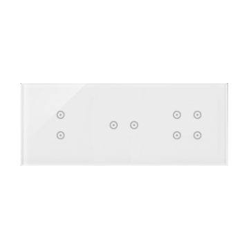 Panel dotykowy 3 moduły biała perła Simon54 Touch Kontakt-Simon DSTR3324/70