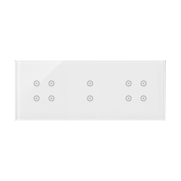 Panel dotykowy 3 moduły biała perła Simon54 Touch Kontakt-Simon DSTR3434/70