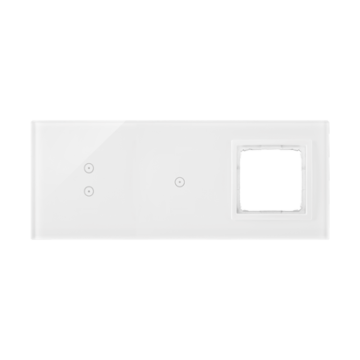 Panel dotykowy 3 moduły biała perła Simon54 Touch Kontakt-Simon DSTR3310/70