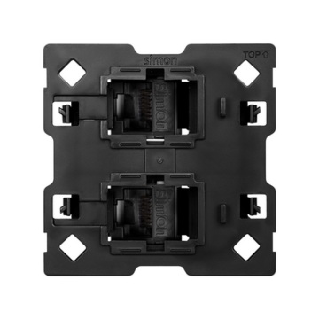 Adapter na 2 złącza RJ45 Simon100 Kontakt-Simon 10000002-039