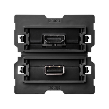 Gniazdo HDMI v 1.4 żeńskie + USB 2.0 typ A żeńskie Simon100 Kontakt-Simon 10000563-039