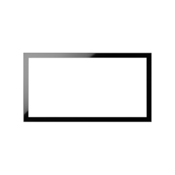 Ramka matrix 2-krotna czarny Simon100 Kontakt-Simon 10000620-138