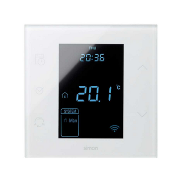 Termostat iO z czujnikiem zewnętrznym biały Simon100 Kontakt-Simon 10000811-130