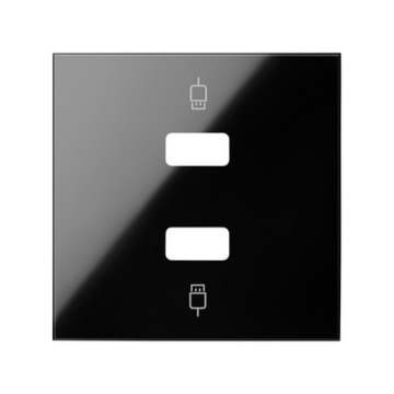 Pokrywa do gniazda USB podwójnego czarny Simon100 Kontakt-Simon 10001090-138 Pokrywa do gniazda USB podwójnego czarny Simon100 Kontakt-Simon 10001090-138