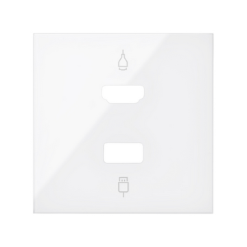 Pokrywa do gniazda HDMI+ USB biały Simon100 Kontakt-Simon 10001095-130