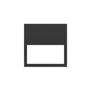 Ramka minimal 1-krotna czarny mat Simon100 Kontakt-Simon 10001610-238