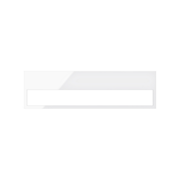 Ramka minimal 4-krotna biały Simon100 Kontakt-Simon 10001640-130