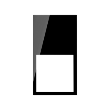 Ramka minimal pionowa 2-krotna 2 moduły czarny Simon100 Kontakt-Simon 10002620-138