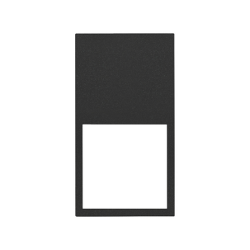 Ramka minimal pionowa 2-krotna 2 moduły czarny mat Simon100 Kontakt-Simon 10002620-238