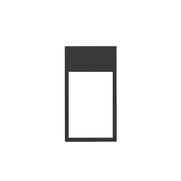 Ramka minimal pionowa 2-krotna 3 moduły czarny mat Simon100 Kontakt-Simon 10002621-238