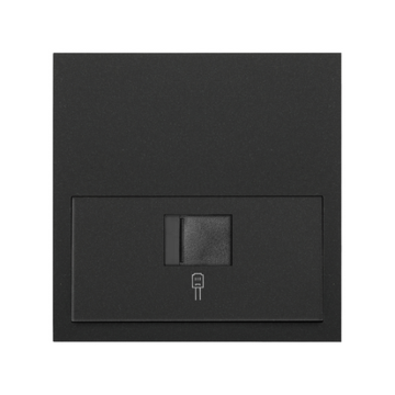 Panel 1-krotny 1 gniazdo RJ45 czarny mat Simon100 Kontakt-Simon 10020106-238 Panel 1-krotny 1 gniazdo RJ45 czarny mat Simon100 Kontakt-Simon 10020106-238