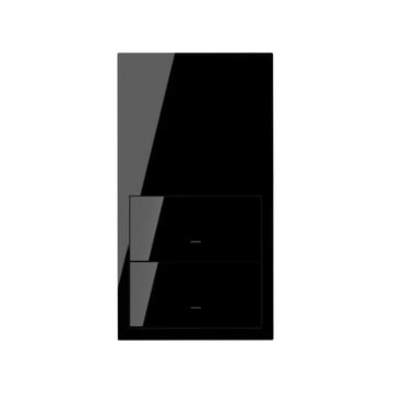 Panel 2-krotny 2 klawisze czarny Simon100 Kontakt-Simon 10020213-138 Panel 2-krotny 2 klawisze czarny Simon100 Kontakt-Simon 10020213-138