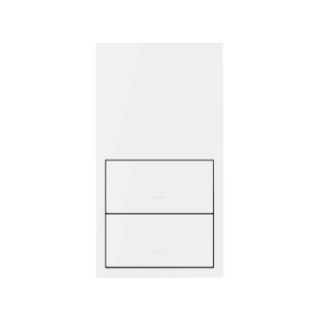 Panel 2-krotny 2 klawisze biały mat Simon100 Kontakt-Simon 10020213-230 Panel 2-krotny 2 klawisze biały mat Simon100 Kontakt-Simon 10020213-230
