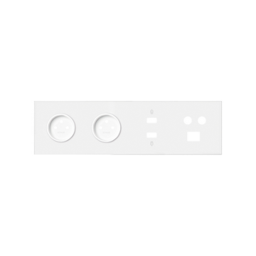 Panel 4-krotny 2 gniazda + HDMI + USB + TV/SAT+ RJ45 biały mat Simon100 Kontakt-Simon 10020406-230 Panel 4-krotny 2 gniazda + HDMI + USB + TV/SAT+ RJ45 biały mat Simon100 Kontakt-Simon 10020406-230