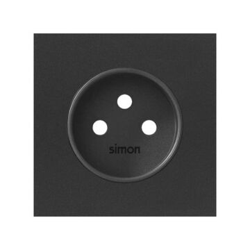 Panel 1-krotny 1 gniazdo zasilające czarny mat Simon100 Kontakt-Simon 10020120-238 Panel 1-krotny 1 gniazdo zasilające czarny mat Simon100 Kontakt-Simon 10020120-238